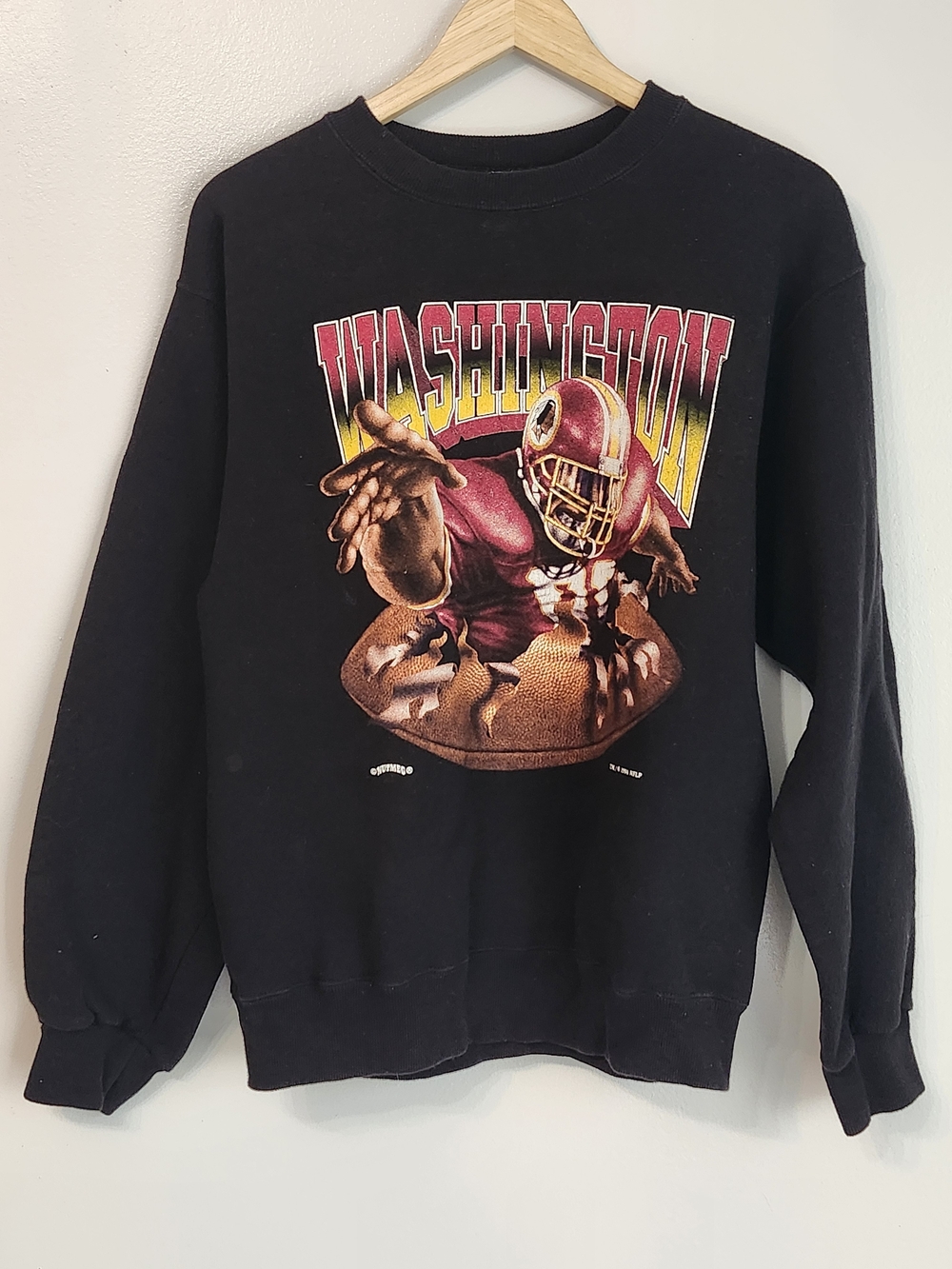 Vintage 94 Nutmeg Washington Redskins Men Black XL Sweatshirt
